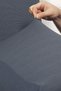 Honeycomb Spandex Fabric Lycra Washable Non Pilling Chair Cover Single Chair Cover-Anthracite - 2