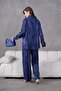 Women's Pocket Detailed Jacquard Shirt Double Set - 7