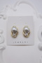 Women's Earrings Imported Zircon Baroque Water Pearl Non Tarnish Earrings - 2