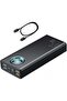 DZ-ST Baseus Amblight Digital Display Quick Charge Power Bank 30000mAh أسود