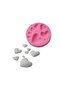 8 Pieces in One Mold Mini Miniature Heart Silicone Mold K-445, Scented Stone Soap Plaster Candle Mold - 5