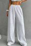 Women's Gray Label Detailed Two Thread Wide Leg Sweatpants