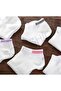 5 Pairs Women's Color Edge Stylish, Invisible, Comfortable, Breathable Socks Set - 3