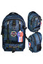 Mountaineer Backpack 45 Liters |   Thick Tent Fabric, Navy Blue Camping Bag