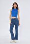 Sax Colorful Women's - Half Turtleneck Sleeveless Ribbed Tank Top - 2