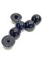 Pearl Button / Medium Button / Set of 6 / 1.8 cm / Black - 3