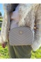 Simple and Stylish Women's Cross Shoulder and Portfolio Bag with Sand Compartment and Adjustable Strap - 3