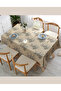 Baklava Patterned Daisy Kitchen Dining Tablecloth Living Room Tablecloth - 2