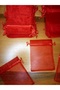 Organza Tulle Pouch, 50 Pieces, Red (9X12 cm) Henna, Baby, Snack, Engagement, Wedding, Red Model - 7