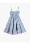 Layered Ruffle Detailed Lace Detailed Strap Dress