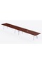 Bentuk 139-48 12 Seater Conference Meeting Table Modern Furniture - Apple Cherry - 4
