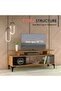 Modern TV Stand, Support Upto 50-Inch TV Media Console with 2 Storage Shelfs-Zabrano - 2