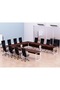 Vorm 136-14 U-Shaped Conference Meeting Table for Office - 12 Seater, Apple Cherry