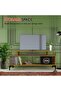 Modern TV Stand, Support Upto 50-Inch TV Media Console with 2 Storage Shelfs-Zabrano - 5