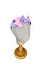 Pink Lilac Butterfly Satin Female Child Crown Hair Accessory
