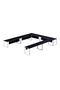 Vorm 136-16 U-Shaped Conference Meeting Table for Office - 12 Seater, Black - 2