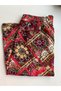 Women's Colorful Red Pocket Midi Summer Skirt 12D-5069 - 5