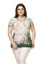 Women's Plus Size Summer Green Bodysuit A6-3018-1 - 4