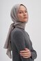 Smoked Symmetrical Jacquard Italian Silk Shawl