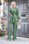 Hijab Suit with V-Cross Trousers - 2