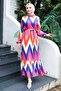 Fadel Woven Viscose Dress 1317 - Orange - 3