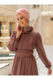 Sandy Drawstring Design Bonnet - Powder - 3