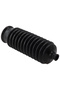 Universal Silicone Rack Steering Boot Pinion Bellows Boots LH + RH Kit With Clamps Black Car Sili... - 5