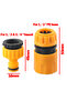 10pcs Hose Faucet Quick Connector 3/4 & 1/2 Inch Graden Hose Water Tap Threaded Connector Faucet ... - 5