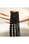 8MM Economical 4/6/8/10/12mm Obsidian Stone For Jewelry Making Handmade Black Round Loose Beads DIY - 7