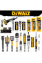 مجموعة ملحقات الأدوات الأصلية من DEWALT، محول زاوية المحرك، رؤوس المثقاب، أداة التثبيت... - 2