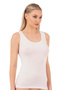 Özkan 20587 Women's Cotton Modal Comfortable Flexible U Collar Satin Bias Thick Strap Athlete - 4