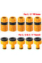 10pcs Hose Faucet Quick Connector 3/4 & 1/2 Inch Graden Hose Water Tap Threaded Connector Faucet ... - 4