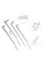 4pcs Stainless Steel Comb tools Metal Teeth Lock repair Set For Firefighting Durable Pocket Size ... - 2