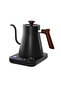 Black UK220V Electric Gooseneck Kettle 900ML Hand Brew Coffee Pot Smart Teapot Temperature Control P - 7