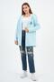 Hooded Shoulder Detailed Long Cardigan (B22-30305) - 2