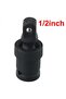 1/2 Inch Pneumatic Universal 360 Degree Swivel Electric Wrench Socket Adapter Air Impact Wobble ... - 7