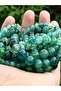 8mm(around 45pcs) Natural Green Dragon Agates Round Loose Spacer Beads for Jewelry Making DIY Bracel - 7