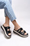 Lischaris Women's Slippers 0012321 Black - 2