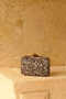 Brightness Stone Clutch Bag Dusty Brown - 5