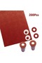 200pcs Battery Insulator Insulation Ring Adhesive Cardboard Paper For-18650 Battery Insulation Ga... - 8