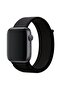 Black Apple Watch 2 Compatible 38 Mm 40 Mm Mesh Woven Sport Loop Band