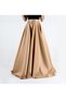 Dense Kiloş Satin Skirt Evening Dress Skirt - 3
