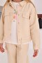 4-8 Years Love Bloom Girl's 3-Piece Set -Latte- - 3