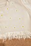 Beige Embroidered Denim Beach Shorts Tbess22Sr0392 - 6