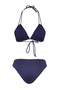 Lacivert Tünelli Üçgen Kaplı Regular Normal Bel Bikini Takımı TBESS25BT00072 - 6