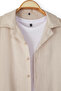 Vizon Unisex Relaxed Fit Kısa Kollu Gömlek TMNSS23GO00064 - 7