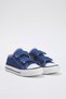 Navy Blue Double Velcro Rubber Sole Children Unisex Kids Sports Shoes Takss25Sn00022 - 2