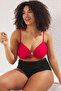 Kırmızı Straplez Premium Aksesuarlı Mix&Match Bikini Üstü TBBSS25CT00003 - 3
