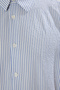 Mavi Oversize Çizgili Gofre Esnek Rahat Kumaş Örme Gömlek TMNSS25GO00024 - 6