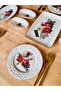 Cabo Da Roca Embossed 15 Pieces Luxury Breakfast Set for 6 - 2